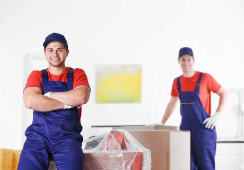 Twickenham removals team preparing a careful residential move