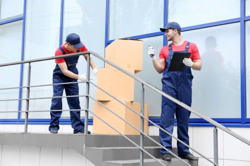 Twickenham van service loading furniture for transport
