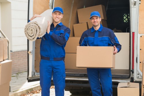 Low-carbon removals van used for a sustainable house move in Twickenham