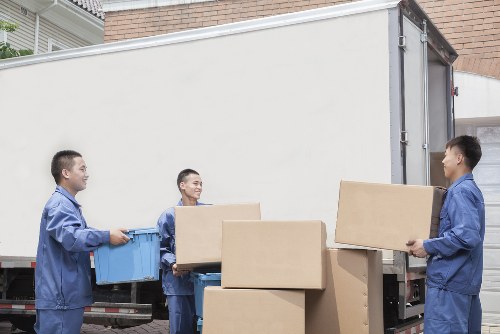 Office relocation planning in Twickenham with business moving boxes