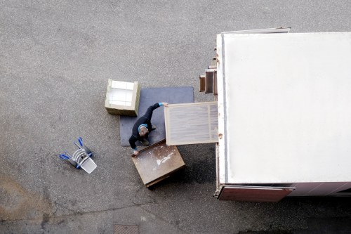 Customer making a secure payment for Twickenham removals services